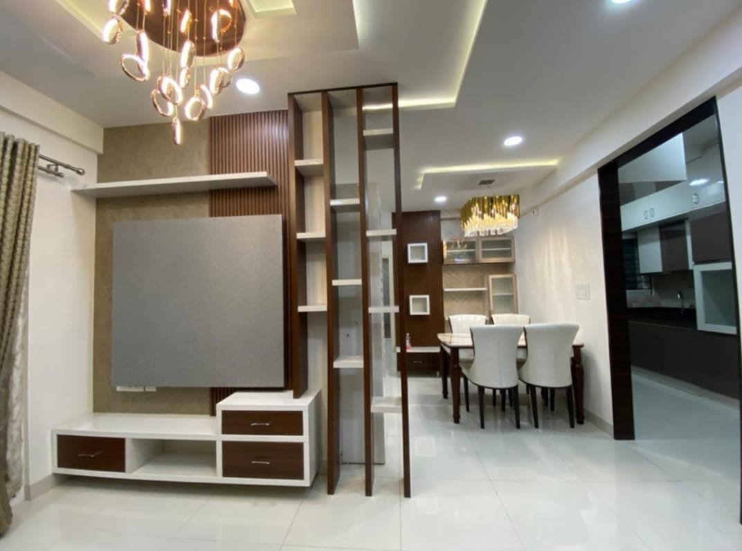 TV unit and storage design
